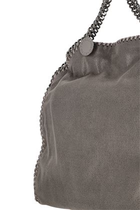 Grey faux-leather large Falabella foldover tote Stella Mc Cartney | 234387W91321220